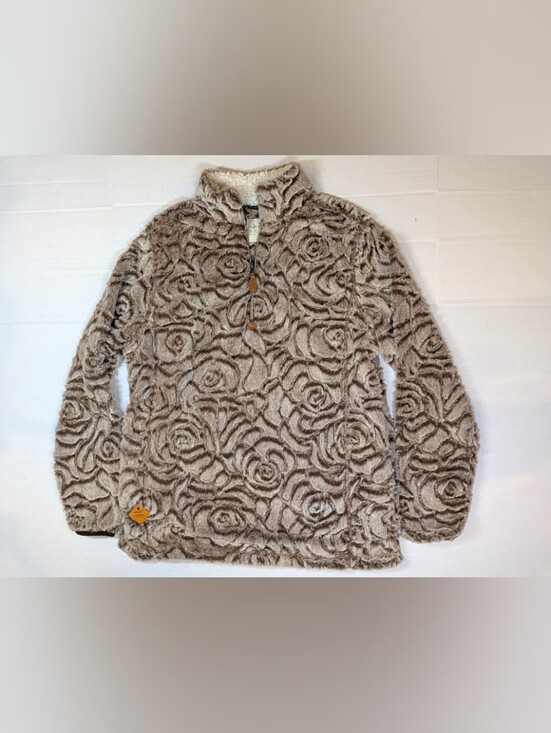 Simply Southern Tops - Simply Southern Faux Fur Pullover size S